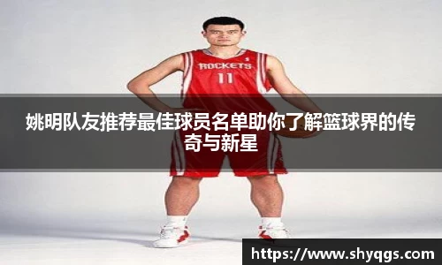 姚明队友推荐最佳球员名单助你了解篮球界的传奇与新星
