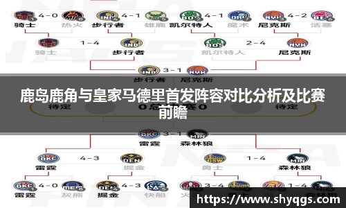 xc体育鹿岛鹿角与皇家马德里首发阵容对比分析及比赛前瞻